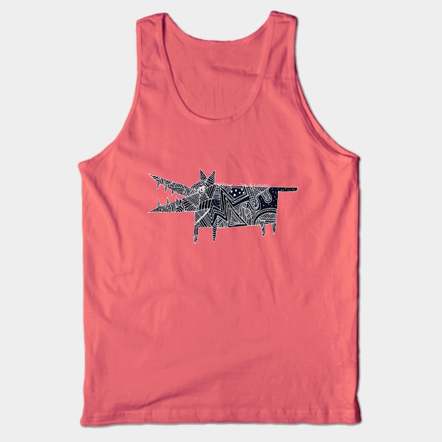 whimsical animal Tank Top by Bunny Noir